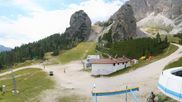 Archived webcam image showing Cortina d'Ampezzo - Top Station Duca d'Aosta on 18 Aug 2026 at 14:17
