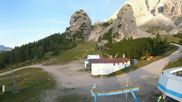 Archived webcam image showing Cortina d'Ampezzo - Top Station Duca d'Aosta on 19 Aug 2026 at 07:25