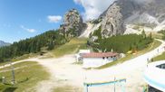Archived webcam image showing Cortina d'Ampezzo - Top Station Duca d'Aosta on 19 Aug 2026 at 10:25