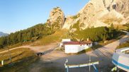 Archiviertes Webcam Bild: Cortina d'Ampezzo: Tofana-Abfahrt (Duca d'Aosta) am 30.08.2026 um 07:59 Uhr