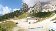 Archived webcam image showing Cortina d'Ampezzo - Top Station Duca d'Aosta on 30 Aug 2026 at 10:47