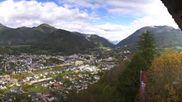 Archived webcam image showing Bad Ischl - Siriuskogl on 9 Oct 2026 at 14:01