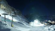 Archived webcam image showing Cortina d'Ampezzo - Top Station Pomedes on 26 Feb 2026 at 20:29