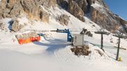 Archived webcam image showing Cortina d'Ampezzo - Top Station Pomedes on 28 Mar 2026 at 07:11