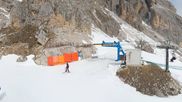 Archived webcam image showing Cortina d'Ampezzo - Top Station Pomedes on 12 Apr 2026 at 10:15