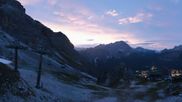 Archived webcam image showing Cortina d'Ampezzo - Top Station Pomedes on 15 Jun 2026 at 04:17