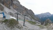 Archived webcam image showing Cortina d'Ampezzo - Top Station Pomedes on 15 Jun 2026 at 06:17