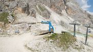 Archived webcam image showing Cortina d'Ampezzo - Top Station Pomedes on 31 Jul 2026 at 12:01