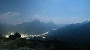 Archived webcam image showing Cortina d'Ampezzo - Top Station Pomedes on 3 Aug 2026 at 02:32