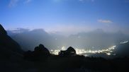 Archived webcam image showing Cortina d'Ampezzo - Top Station Pomedes on 9 Aug 2026 at 04:33