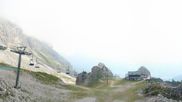 Archived webcam image showing Cortina d'Ampezzo - Top Station Pomedes on 9 Aug 2026 at 08:33