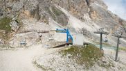 Archived webcam image showing Cortina d'Ampezzo - Top Station Pomedes on 18 Aug 2026 at 12:17