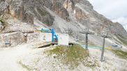 Archived webcam image showing Cortina d'Ampezzo - Top Station Pomedes on 18 Aug 2026 at 14:17