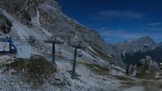 Archived webcam image showing Cortina d'Ampezzo - Top Station Pomedes on 28 Sep 2026 at 02:16