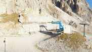 Archived webcam image showing Cortina d'Ampezzo - Top Station Pomedes on 28 Sep 2026 at 08:16