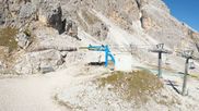 Archived webcam image showing Cortina d'Ampezzo - Top Station Pomedes on 28 Sep 2026 at 12:16