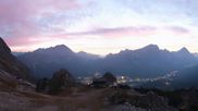 Archived webcam image showing Cortina d'Ampezzo - Top Station Pomedes on 2 Oct 2026 at 06:18