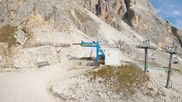 Archived webcam image showing Cortina d'Ampezzo - Top Station Pomedes on 2 Oct 2026 at 10:18
