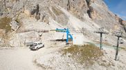 Archived webcam image showing Cortina d'Ampezzo - Top Station Pomedes on 2 Oct 2026 at 12:18