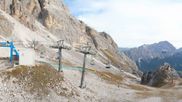 Archiviertes Webcam Bild: Cortina d'Ampezzo - Bergstation Pomedes am 17.10.2026 um 10:58 Uhr