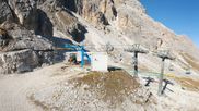 Archiviertes Webcam Bild: Cortina d'Ampezzo - Bergstation Pomedes am 17.10.2026 um 14:58 Uhr