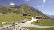 Archived webcam image showing Oberiss Alm in the Stubai Oberberg valley on 26 Jun 2026 at 10:30