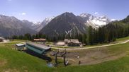 Archiviertes Webcam Bild: Brandnertal - Bergstation Palüdbahn am 25.05.2026 um 12:16 Uhr
