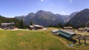Archiviertes Webcam Bild: Brandnertal - Bergstation Palüdbahn am 12.07.2026 um 12:48 Uhr