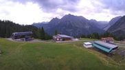 Archived webcam image showing Brandnertal - Top Station Palüd Gondola on 27 Jul 2026 at 06:46