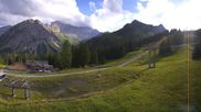 Archived webcam image showing Brandnertal - Top Station Palüd Gondola on 27 Jul 2026 at 18:46