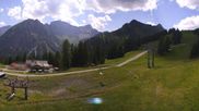 Archiviertes Webcam Bild: Brandnertal - Bergstation Palüdbahn am 29.07.2026 um 14:08 Uhr