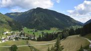 Archiviertes Webcam Bild: Donnersbachwald: Blick auf den Ort und Skigebiet Riesneralm am 12.07.2026 um 08:58 Uhr