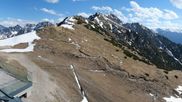 Archived webcam image showing Rosshütte - Top station Seefelder Joch on 13 May 2026 at 16:47