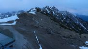 Archived webcam image showing Rosshütte - Top station Seefelder Joch on 13 May 2026 at 20:47
