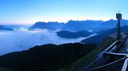 Archived webcam image showing Rosshütte - Top station Seefelder Joch on 8 Aug 2026 at 04:31