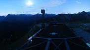 Archived webcam image showing Rosshütte - Top station Seefelder Joch on 10 Aug 2026 at 04:55
