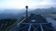 Archived webcam image showing Rosshütte - Top station Seefelder Joch on 28 Aug 2026 at 06:10