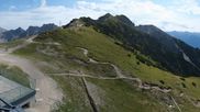 Archived webcam image showing Rosshütte - Top station Seefelder Joch on 7 Sep 2026 at 14:37