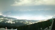 Archived webcam image showing Patscherkofel - Top Station on 12 Apr 2026 at 00:46