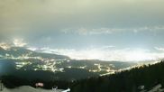 Archived webcam image showing Patscherkofel - Top Station on 12 Apr 2026 at 04:46