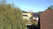 Archived webcam image showing Möriken village - View Castle Wildegg on 14 Jun 2026 at 08:09