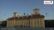 Archived webcam image showing Esterházy Palace in Eisenstadt on 31 Jul 2026 at 07:57