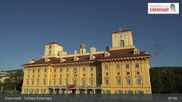 Archived webcam image showing Esterházy Palace in Eisenstadt on 15 Sep 2026 at 08:30