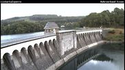 Archived webcam image showing Lister Lake - View Dam on 27 Jul 2026 at 07:28