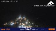 Archived webcam image showing Falls Creek: Village View on 19 Oct 2026 at 18:40