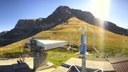 Archived webcam image showing Axalp - Panoramic Webcam on 12 Oct 2026 at 12:57