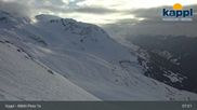 Archived webcam image showing Kappl Ski Resort: Alblitt Slope 7a on 3 Apr 2026 at 08:03