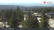 Archived webcam image showing Ochsenkopf - Summit restaurant on 8 Apr 2026 at 13:36