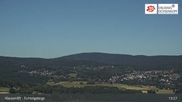 Archived webcam image showing Mehlmeisel - Klausen lifts on 11 Aug 2026 at 13:51