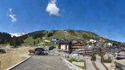 Archiviertes Webcam Bild: Courchevel: Weltcup-Piste Slalom am 26.05.2026 um 10:38 Uhr